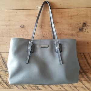 EUC Dana Buchman handbag shopper zebra interior